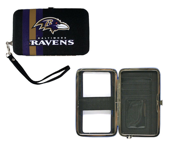 Baltimore Ravens Shell Wristlet