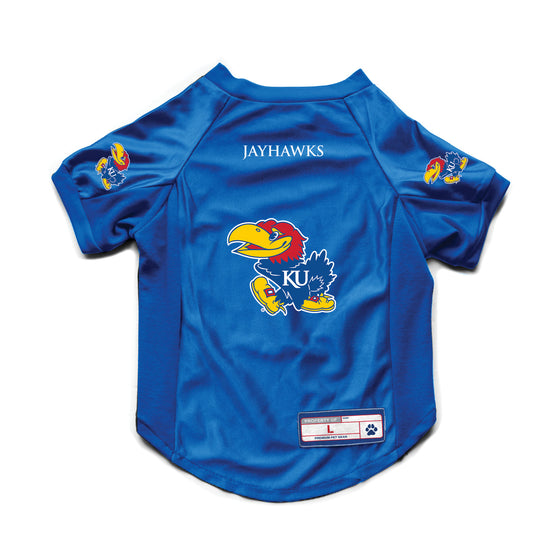 Kansas Jayhawks Pet Jersey Stretch Size Big Dog