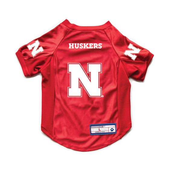 Nebraska Cornhuskers Pet Jersey Stretch Size Big Dog