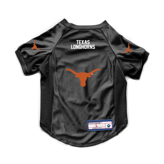 Texas Longhorns Pet Jersey Stretch Size Big Dog - Special Order