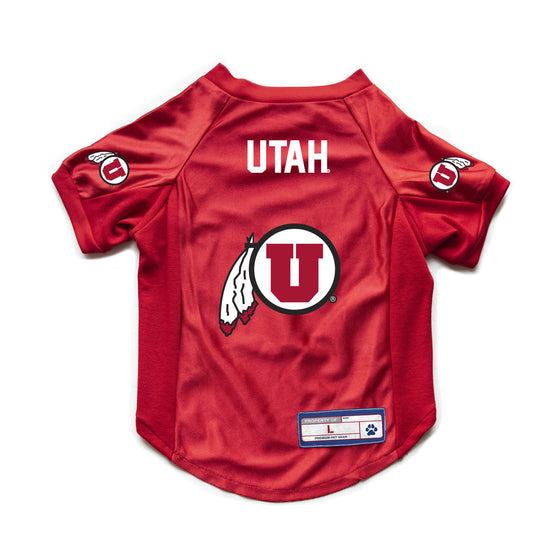 Utah Utes Pet Jersey Stretch Size Big Dog - Special Order