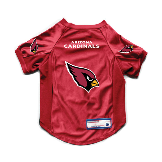 Arizona Cardinals Pet Jersey Stretch Size Big Dog