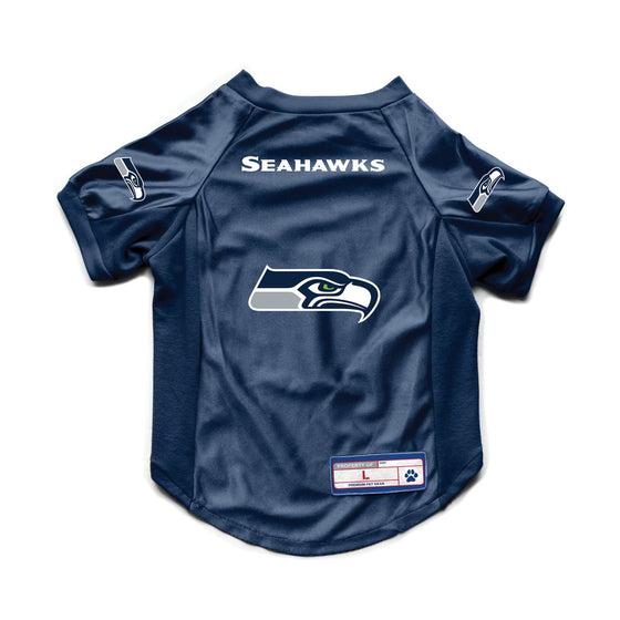 Seattle Seahawks Pet Jersey Stretch Size Big Dog