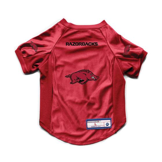 Arkansas Razorbacks Pet Jersey Stretch Size XS - Special Order