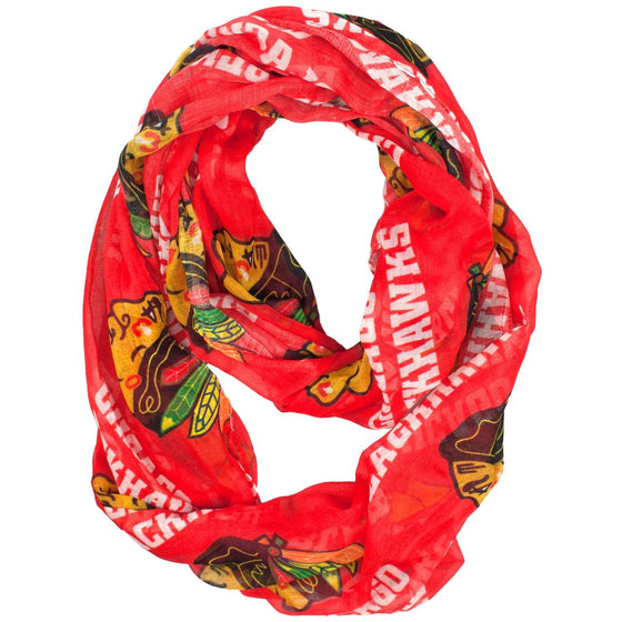 Chicago Blackhawks Scarf Infinity Style