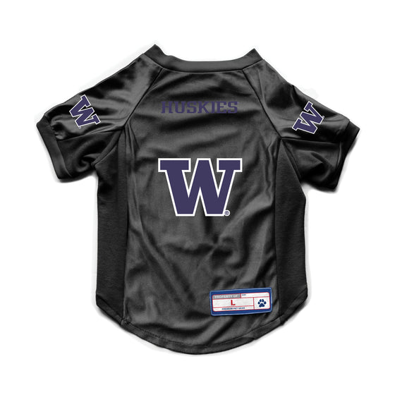 Washington Huskies Pet Jersey Stretch Size XS - Special Order