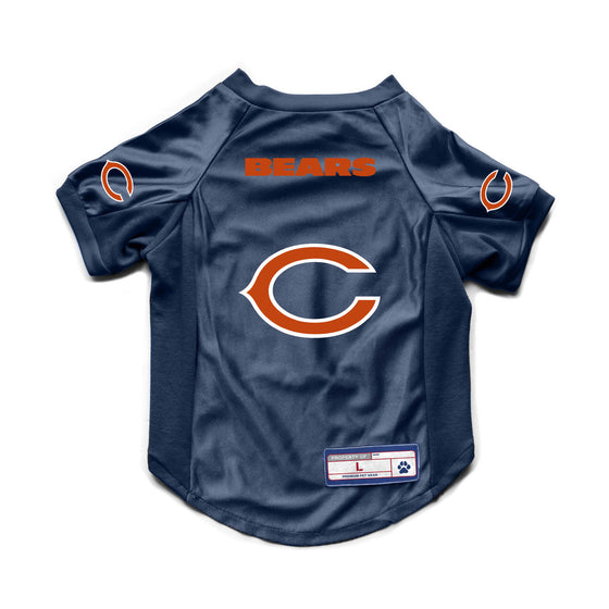 Chicago Bears Pet Jersey Stretch Size S - Special Order