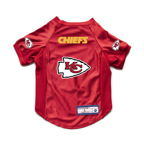 Kansas City Chiefs Pet Jersey Stretch Size XS