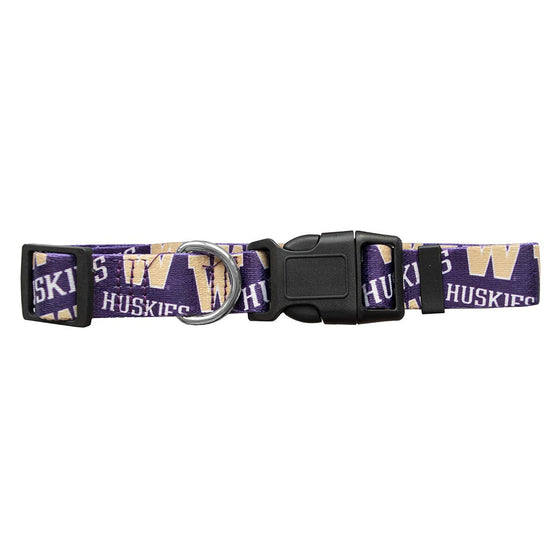 Washington Huskies Pet Collar Size L - Special Order