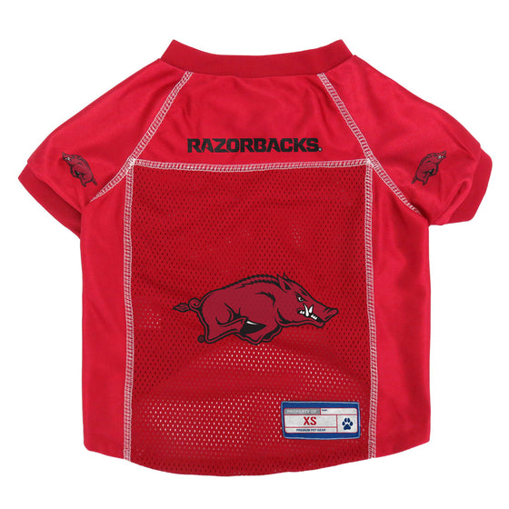 Arkansas Razorbacks Pet Jersey Size XS