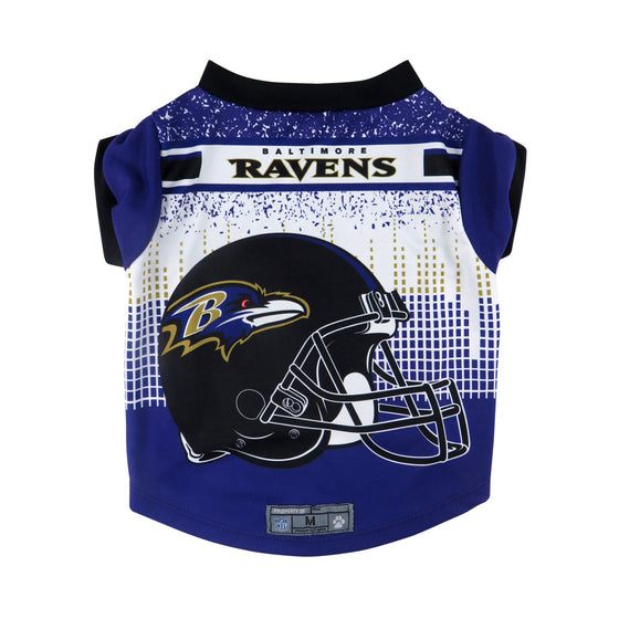 Baltimore Ravens Pet Performance Tee Shirt Size S (CDG)