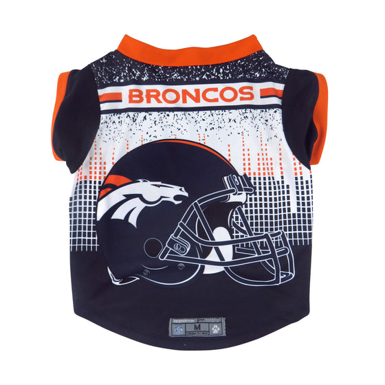 Denver Broncos Pet Performance Tee Shirt Size M (CDG)