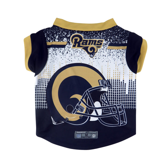 Los Angeles Rams Pet Performance Tee Shirt Size XS (CDG)