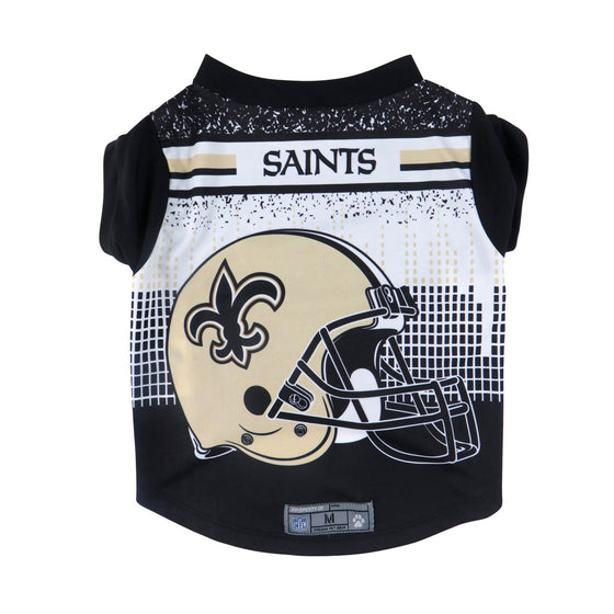 New Orleans Saints Pet Performance Tee Shirt Size S (CDG)