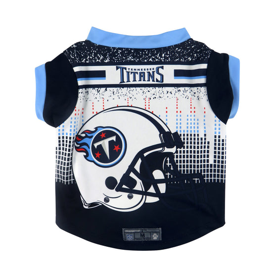 Tennessee Titans Pet Performance Tee Shirt Size S (CDG)