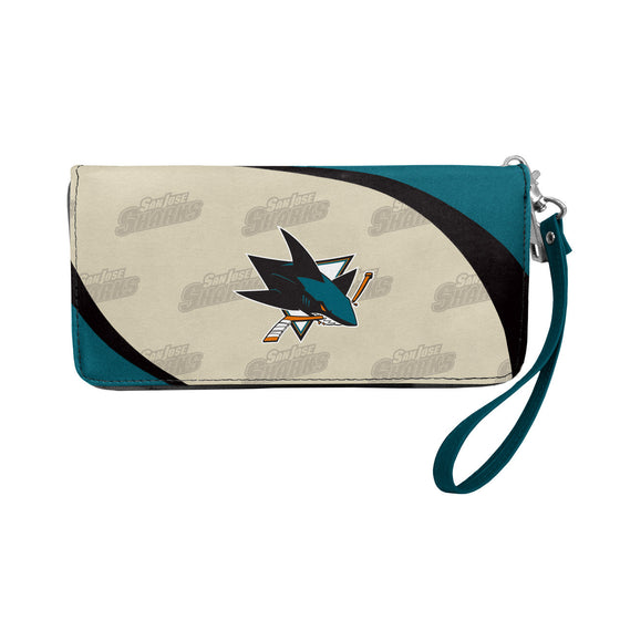 San Jose Sharks Wallet Curve Organizer Style