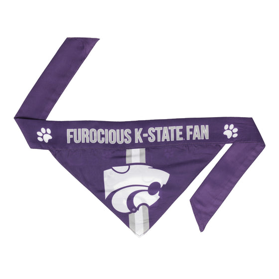 Kansas State Wildcats Pet Bandanna Size L - Special Order