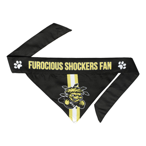 Wichita State Shockers Pet Bandanna Size S - Special Order