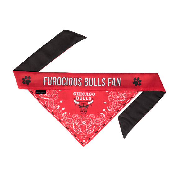 Chicago Bulls Pet Bandanna Size XL