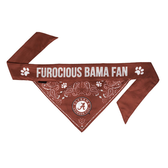 Alabama Crimson Tide Pet Bandanna Size XL