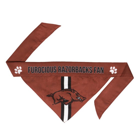 Arkansas Razorbacks Pet Bandanna Size L - Special Order