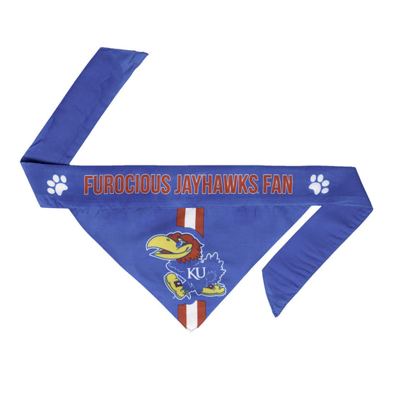 Kansas Jayhawks Pet Bandanna Size M - Special Order