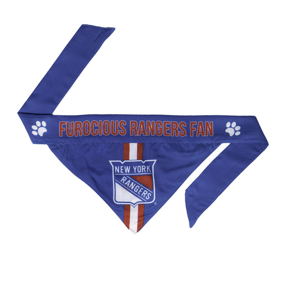 New York Rangers Pet Bandanna Size XL - Special Order