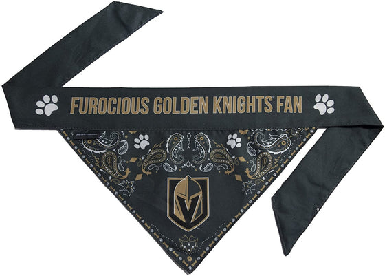 Vegas Golden Knights Pet Bandanna Size XS - Special Order