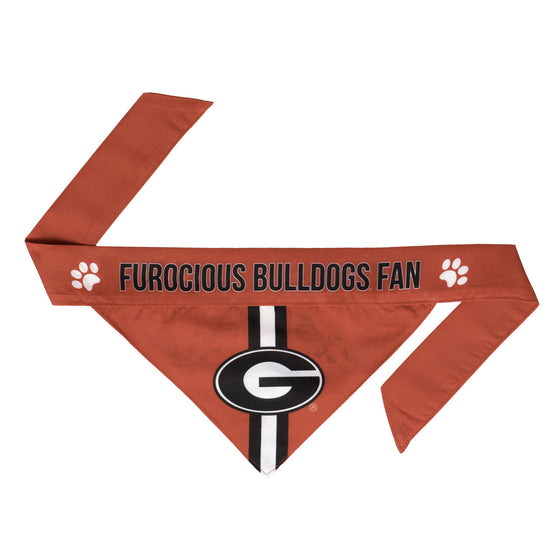 Georgia Bulldogs Pet Bandanna Size L