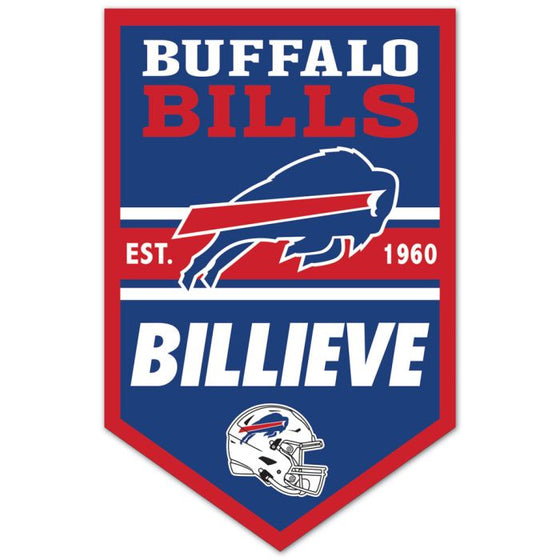 Buffalo Bills Chevron Wood Sign 11" x 17" 1/4" thick