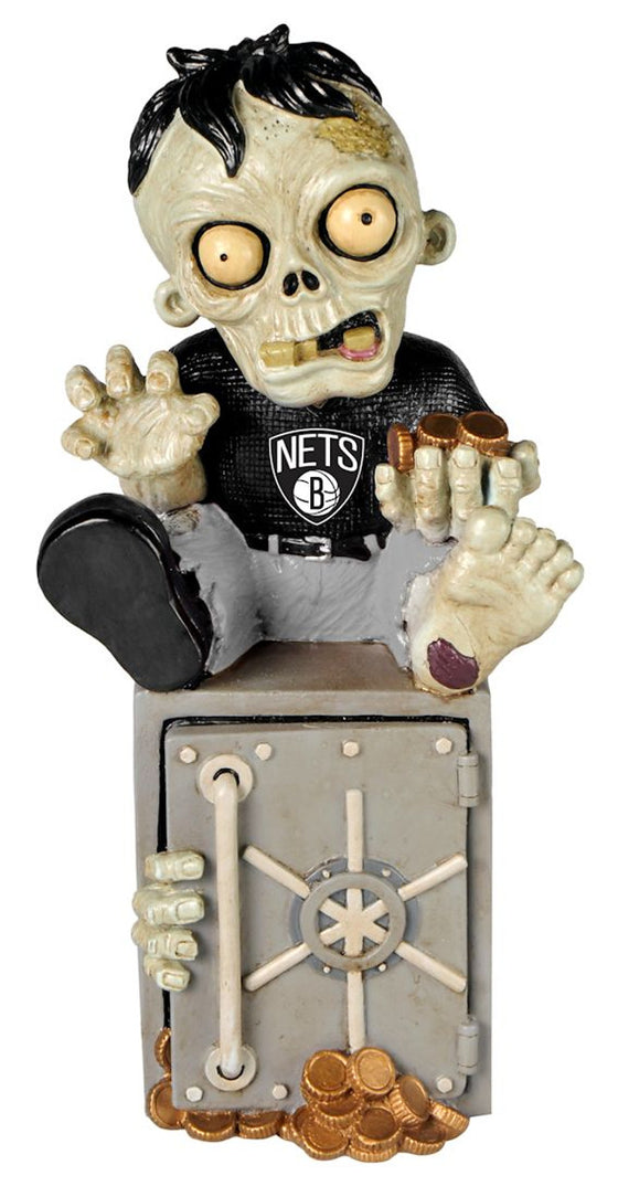 Brooklyn Nets Zombie Figurine Bank  CO