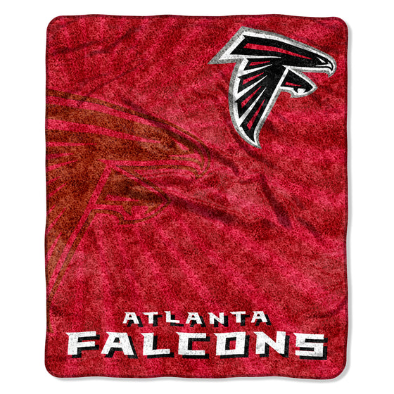 Atlanta Falcons Blanket 50x60 Sherpa Strobe Design (CDG)