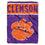 Clemson Tigers Blanket 60x80 Raschel Basic Design Special Order (CDG)