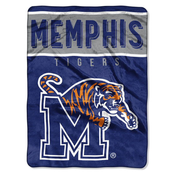 Memphis Tigers Blanket 60x80 Raschel Basic Design (CDG)