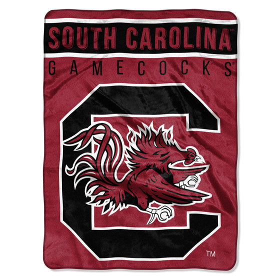 South Carolina Gamecocks Blanket 60x80 Raschel Basic Design Special Order (CDG)