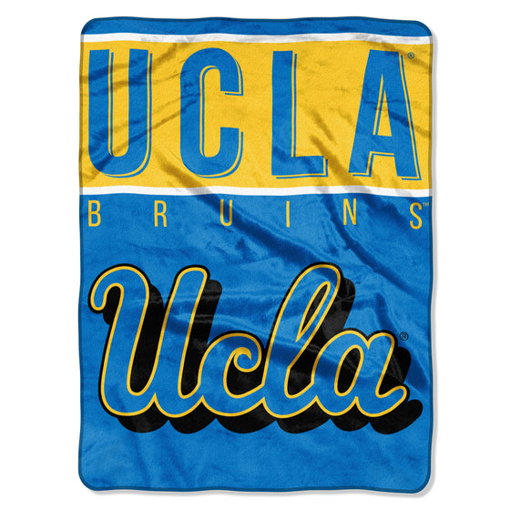 UCLA Bruins Blanket 60x80 Raschel Basic Design Special Order (CDG)