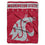 Washington State Cougars Blanket 60x80 Raschel Basic Design Special Order (CDG)