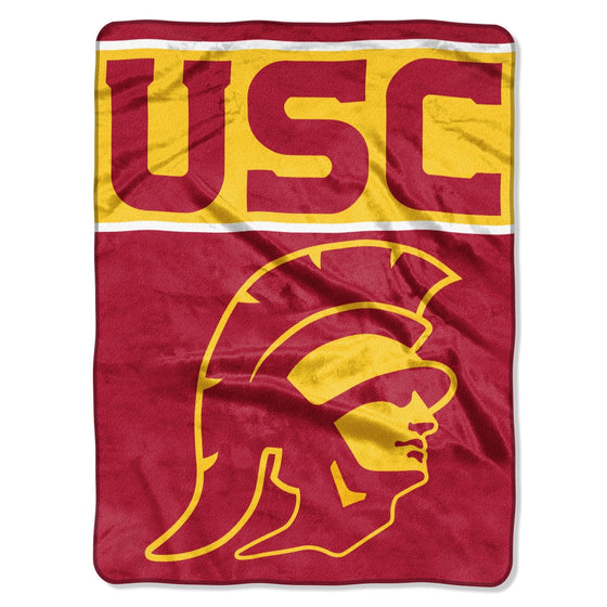 USC Trojans Blanket 60x80 Raschel Basic Design Special Order (CDG)