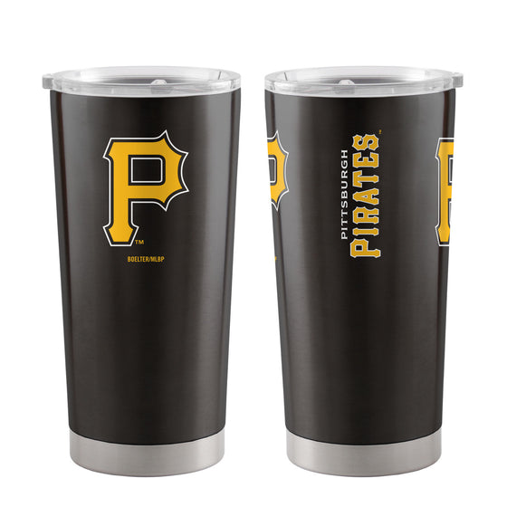 Pittsburgh Pirates Travel Tumbler 20oz Ultra Black - Special Order