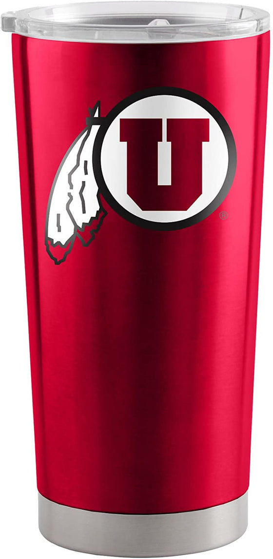 Utah Utes Travel Tumbler 20oz Ultra Red - Special Order