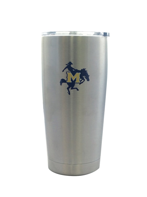 McNeese State Cowboys Travel Tumbler 20oz Ultra Silver CO