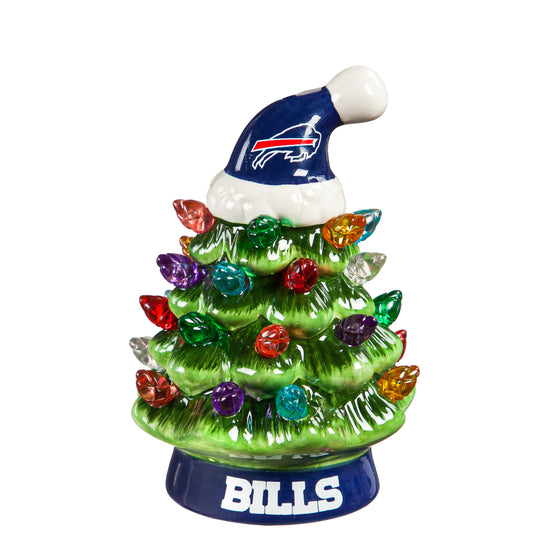 4" Mini LED Tabletop Christmas Tree, Buffalo Bills