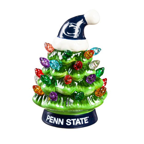 Penn State Nittany Lions Christmas Tree 4 Inch LED Tabletop