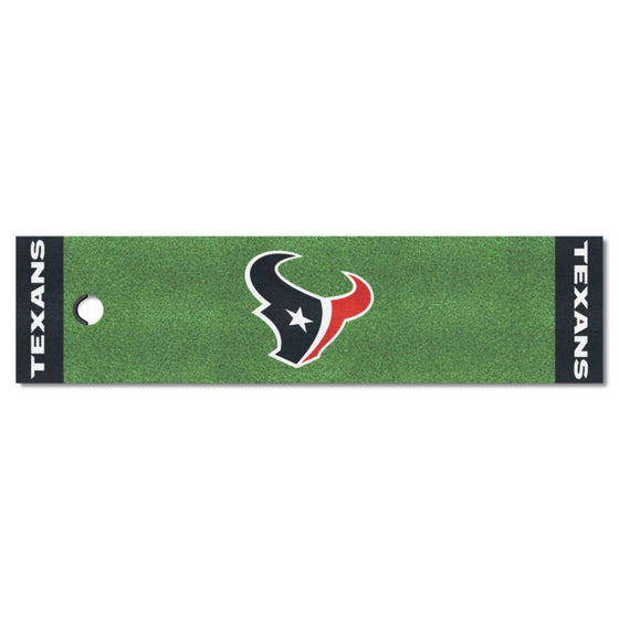 Houston Texans Putting Green Mat - 1.5ft. x 6ft.