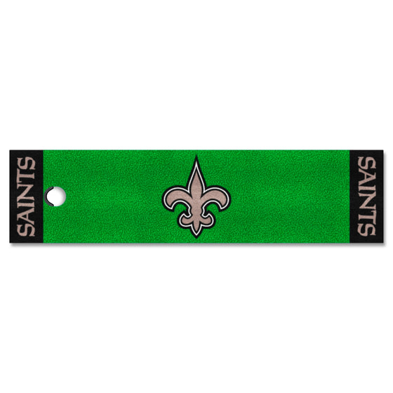 New Orleans Saints Putting Green Mat - 1.5ft. x 6ft.