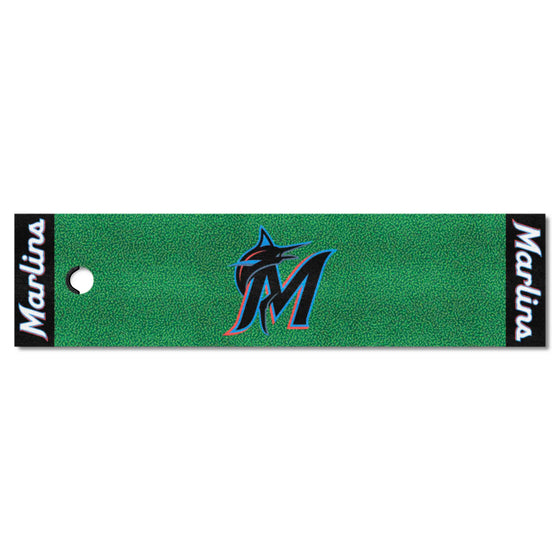 Miami Marlins Putting Green Mat - 1.5ft. x 6ft.