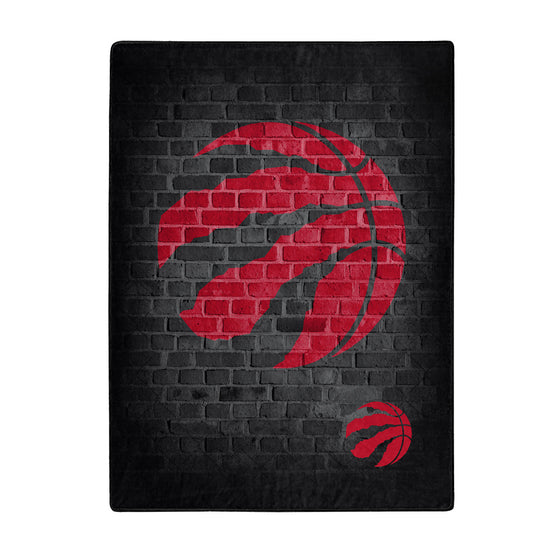 Toronto Raptors Blanket 60x80 Raschel Street Design - Special Order