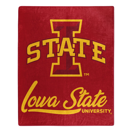 Iowa State Cyclones Blanket 50x60 Raschel Signature Design