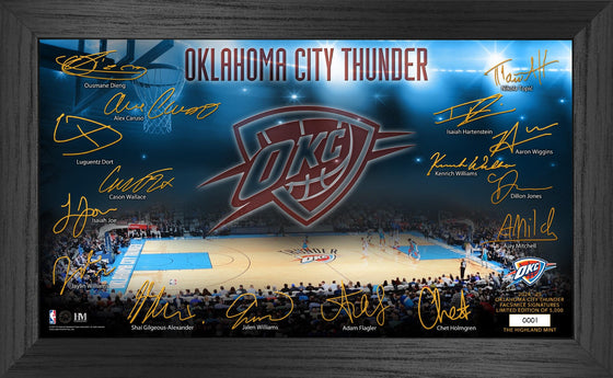 Oklahoma City Thunder 2024-25 Signature Court