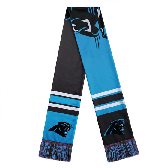 Carolina Panthers Scarf Colorblock Big Logo Design